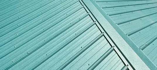 Modern metal roofing panels from a Professional Roof Replacement Done Right