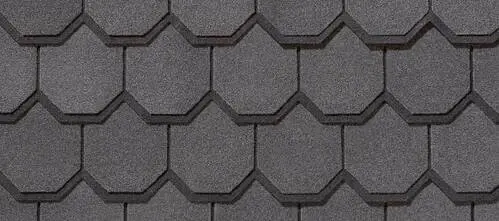 Protect Preserve Roofing three-tabs shingles in a stylish hexagonal pattern, designed for durability and long-lasting roof protection.