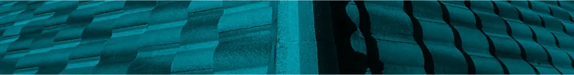 High-quality wavy roof tiles from a Professional Roof Replacement Done Right