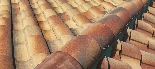 Mediterranean style clay tiles during a Professional Roof Replacement Done Right
