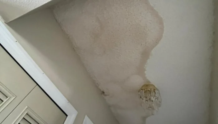 House interior with infiltration to represent the keyword water damage.